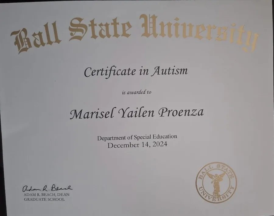 Certificate in Autism de Ball State University